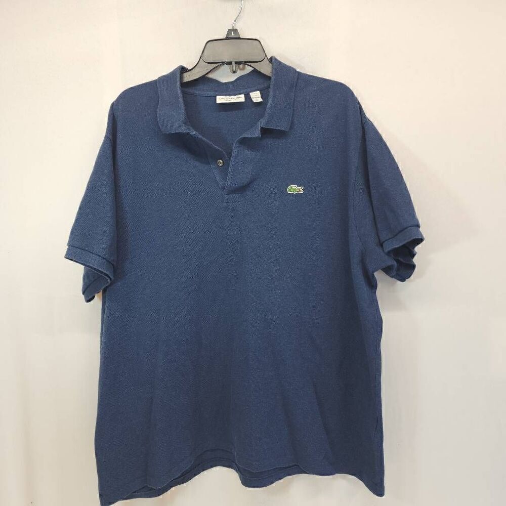 Lacoste Size 4XL Men's Classic Fit Polo Shirt Navy Q14